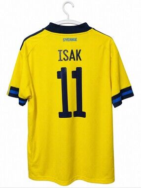 adidas Sweden 2020/21 Home Jersey Alexander Isak #11 L NWT
